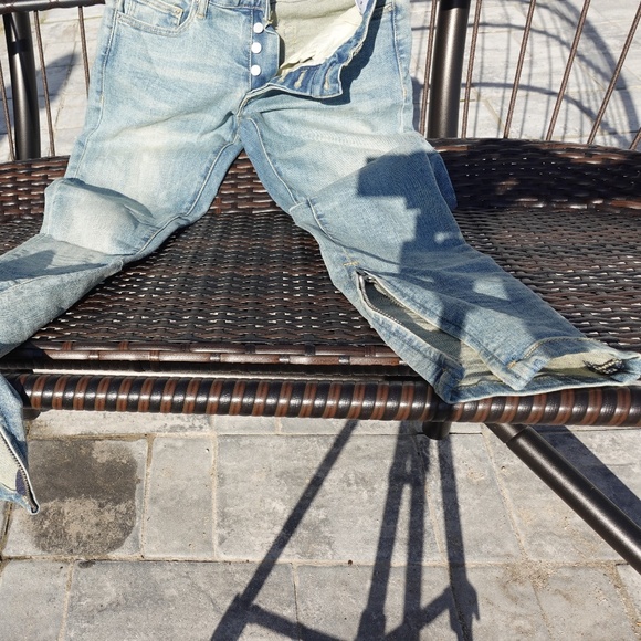 MNML.LA LIGHT BLUE JEANS 30W 34L - Picture 4 of 8